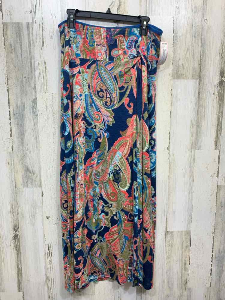 PRE-OWNED LILY BOTTOMS Multi-Color FLORAL/PAISLEY Maxi