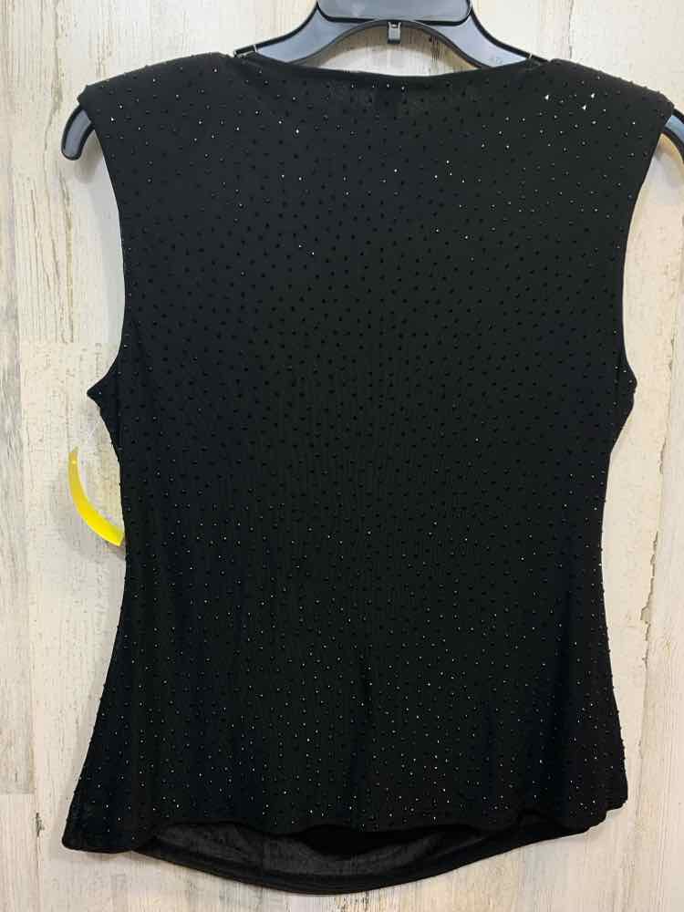NWT BAR lll Tops Size 0X Black SEQUINED SLEEVELESS Blouse
