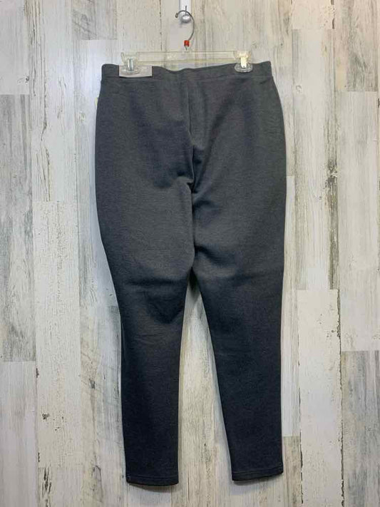 NWT Size 2 CHICOS BOTTOMS DARK GRAY Solid PANTS Pants/CASUAL DARK GRAY STRETCHY