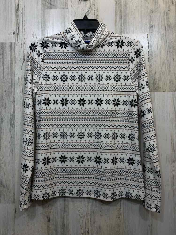 NWT APT. 9 Tops Size S WHT/BLK NORDIC TURTLENECK Turtleneck