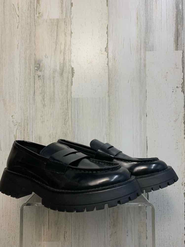 NWT MADDEN GIRL SHOES 8.5 BLK Shoes/PLATFORM LUG-SOLE LOAFER