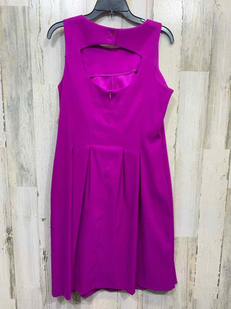 PRE-OWNED KIM ROGERS Dresses and Skirts Size 12 BRIGHT PURPLE Solid Dress/BRIGHT