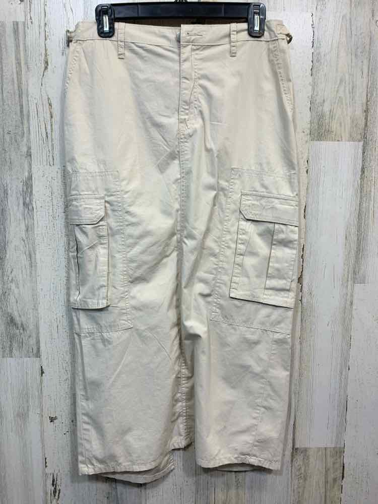 NWT WILD FABLE XS BOTTOMS Khaki MIDI W/CARGO POCKETS PENCIL SKIRT