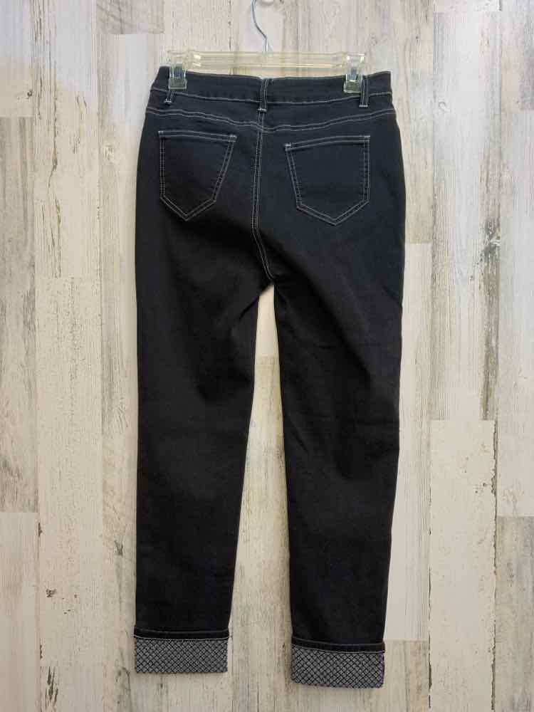 NWT Size 6 PICADILLY BOTTOMS Black STRAIGHT Jeans