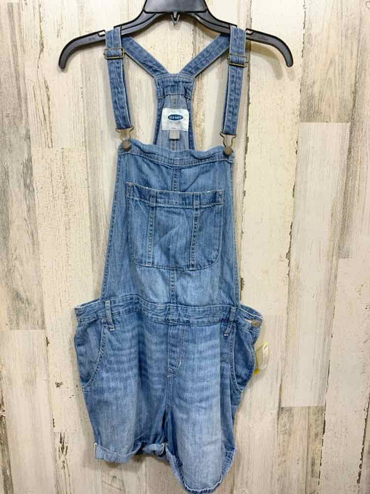 PRE-OWNED Size L OLD NAVY Dresses and Skirts Blue Denim Overalls