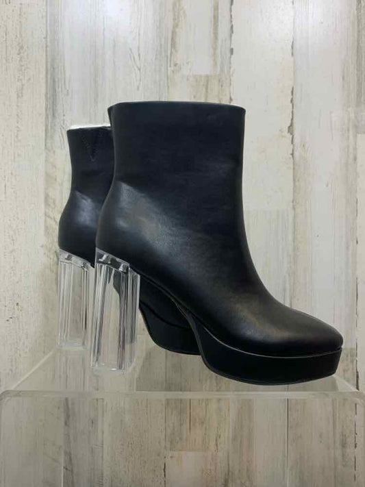 NWT WILD PAIR SHOES Shoe Size 8.5 BLK/CLEAR BOOT Boots