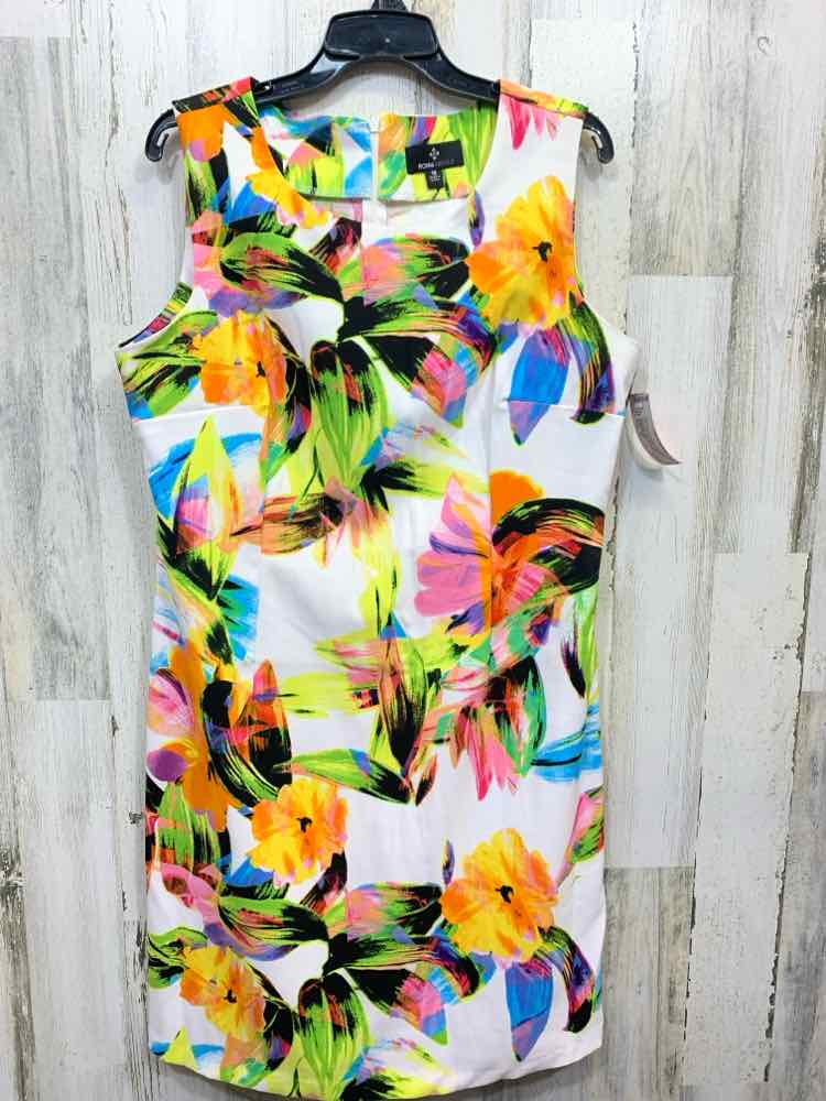 PRE-OWNED RONNI NICOLE Dresses and Skirts Size 16 Multi-Color TROPICAL Dress/TRO