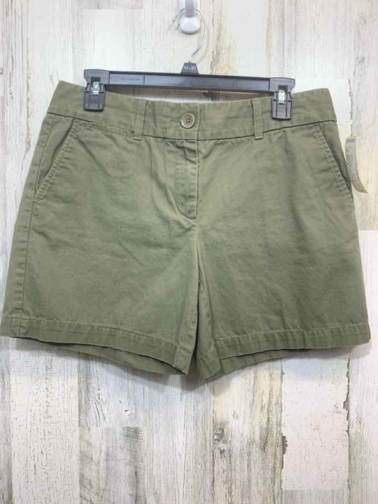 PRE-OWNED Size 6 ANN TAYLOR LOFT/CHINO TWILL FLAT FRONT UTILITY SHORTS