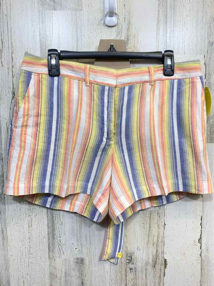 PRE-OWNED Size 6 LOFT/VERTICAL STRIPE SHORTS W/ WAIST TIE