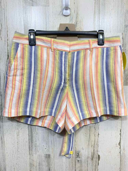 PRE-OWNED Size 6 LOFT/VERTICAL STRIPE SHORTS W/ WAIST TIE
