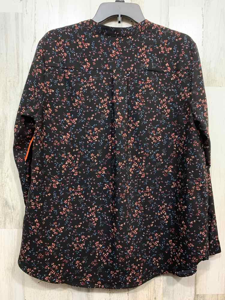 PRE-OWNED HILARY RADLEY/3/4 SLEEVE RELAXED FIT SPLIT V-NECK