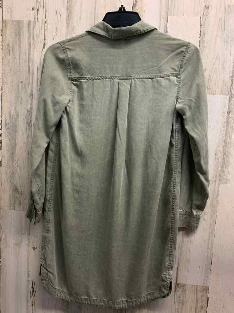 PRE-OWNED OLD NAVI Dresses and Skirts Size S OLIVE GREEN LONG SLEEVE Dress