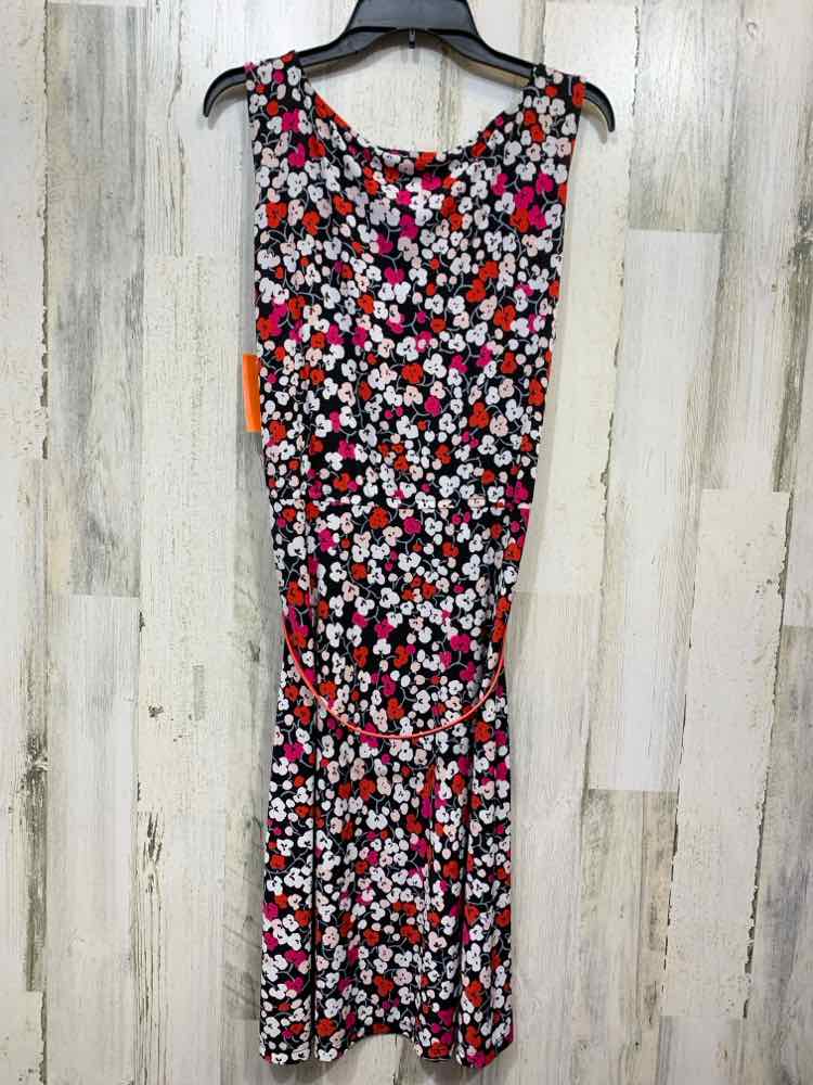 NWT JONES NEW YORK Size XL Dresses and Skirts BLK/WHT/RED Floral Dress