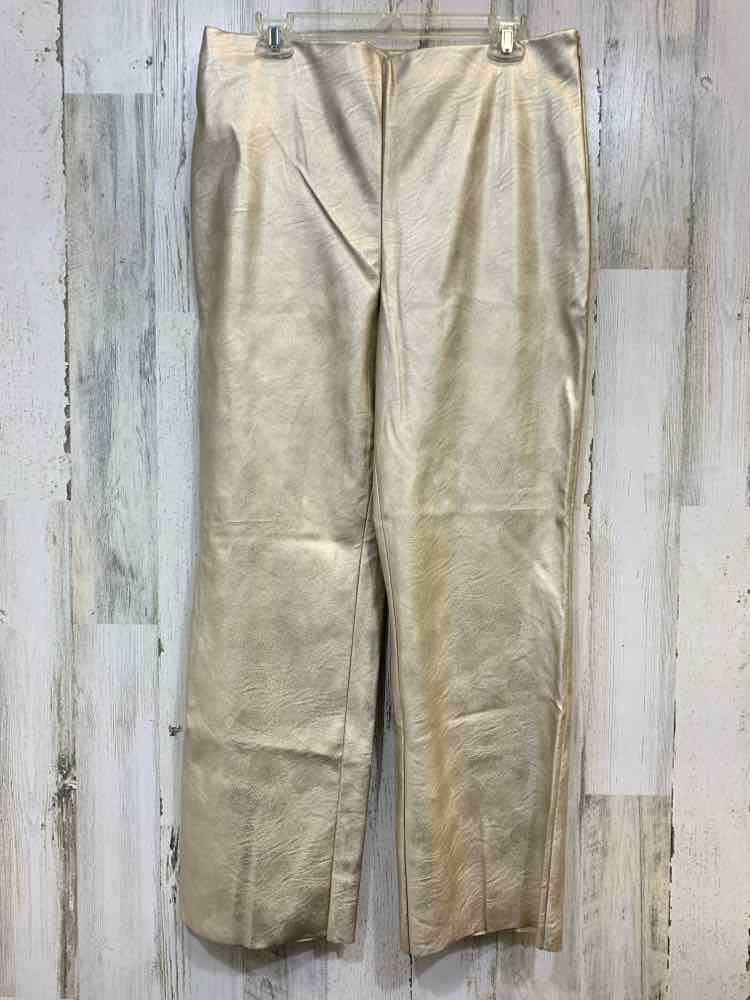 PRE-OWNED Size 14 VINCE CAMUTO BOTTOMS Gold Pants