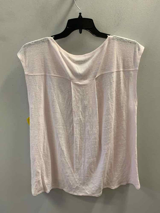 EILEEN FISHER Tops Size L PALE PINK SLEEVELESS TOP