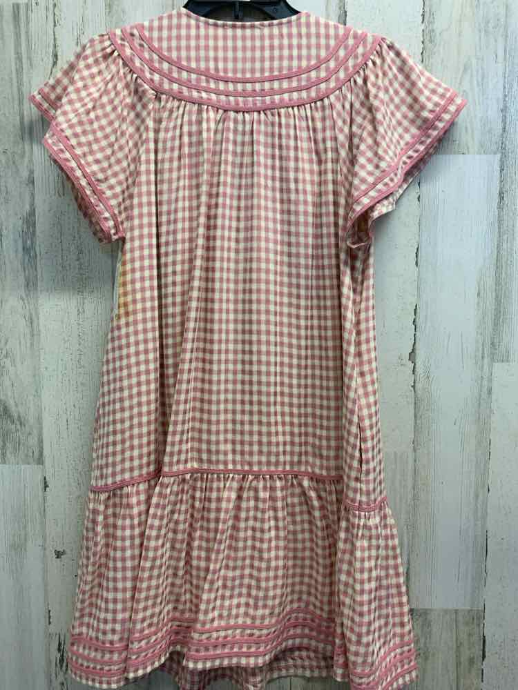 NWT GIGIO Dresses and Skirts Size S PINK/CREAM BUFFALO CHECK SUNDRESS Dress/PINK