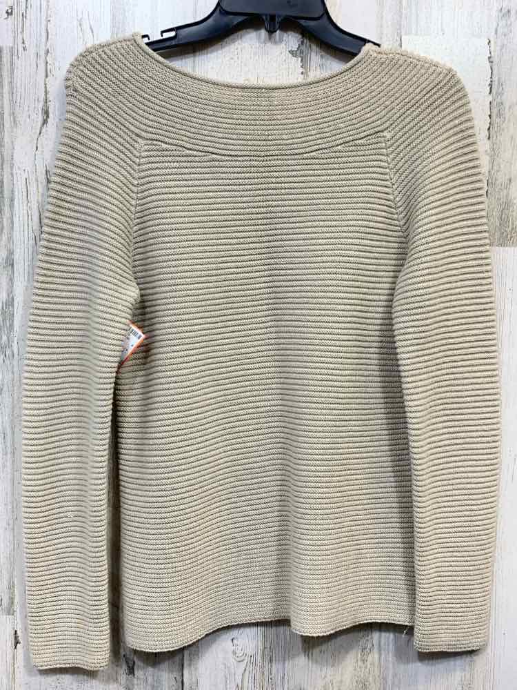 PRE-OWNED TALBOTS Tops Size P Beige LONG SLEEVE TOP/BEIGE SPARKLE LONG SLEEVE TO