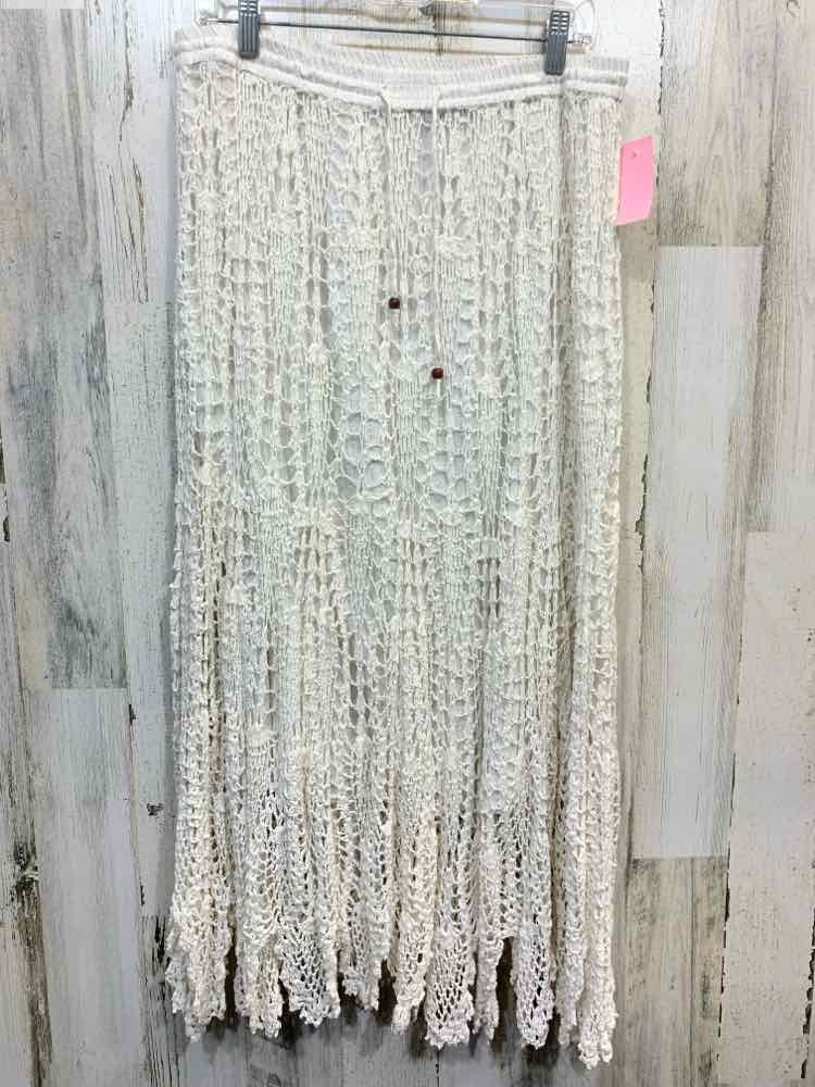 PRE-OWNED JENNIFER LAUREN BOTTOMS White MAXI Full