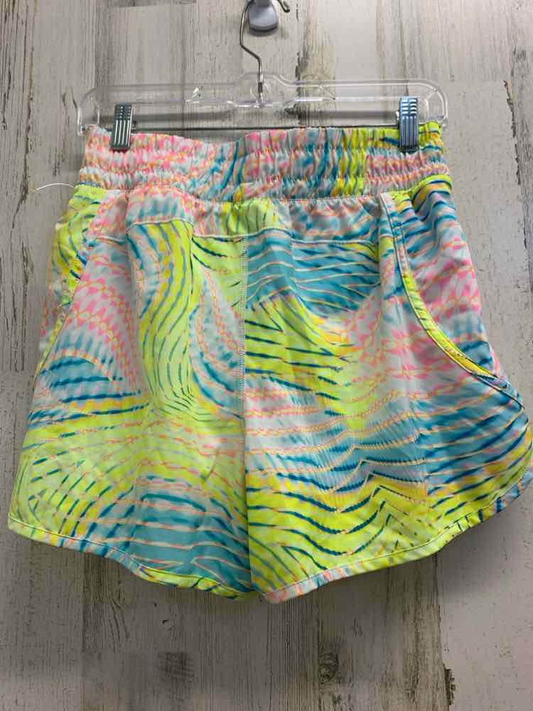 NWT AVIA Activewear S NEON/BRIGHT PINK/BLUE/WHITE LINES Activewear Bottom/RUNNIN