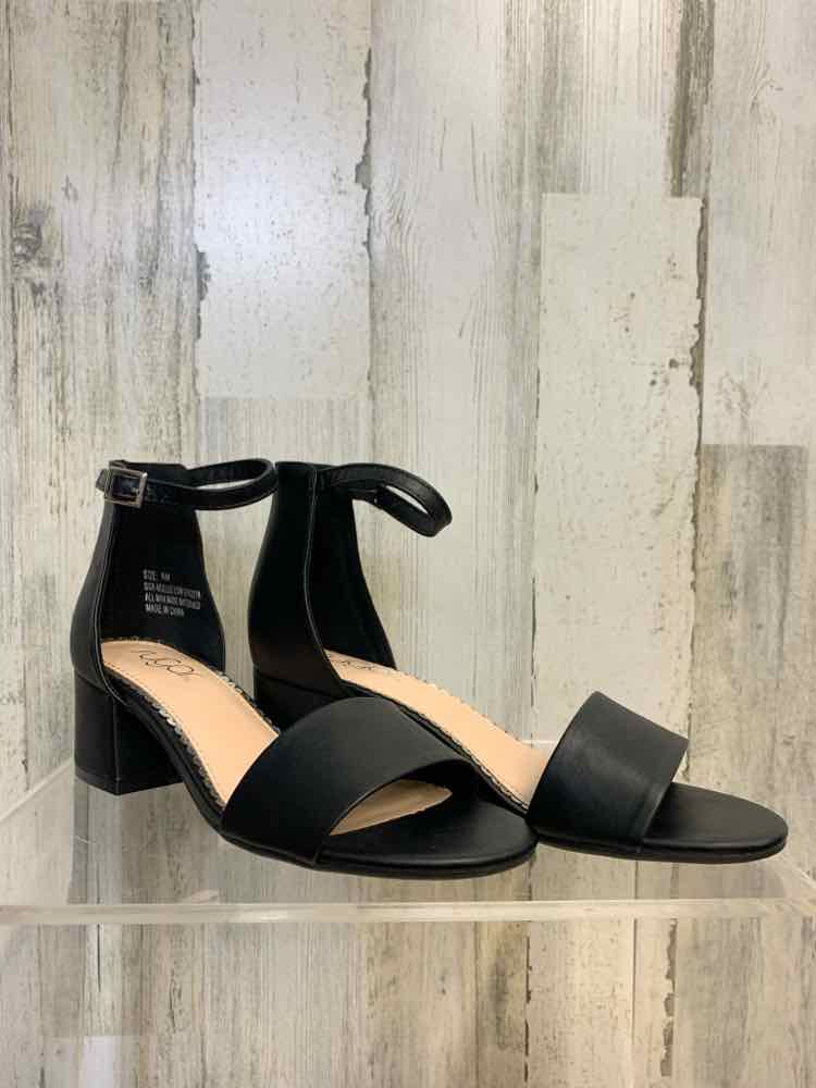 NWT SUGAR SHOES Shoe Size 6 BLK OPEN TOE Shoes