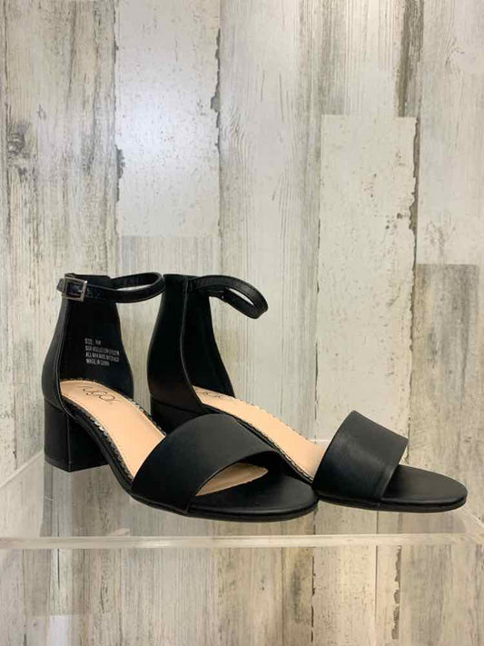 NWT SUGAR SHOES Shoe Size 6 BLK OPEN TOE Shoes