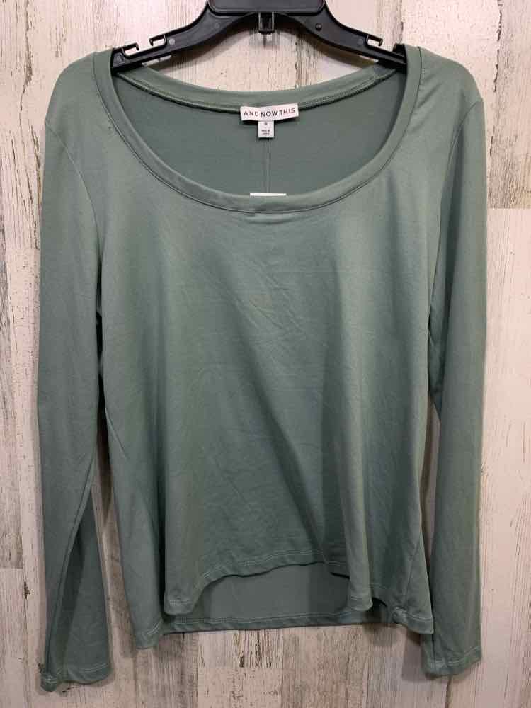 NWT AND NOW THIS Size 1X Tops SAGE SCOOP NECK LONG SLEEVE Shirt