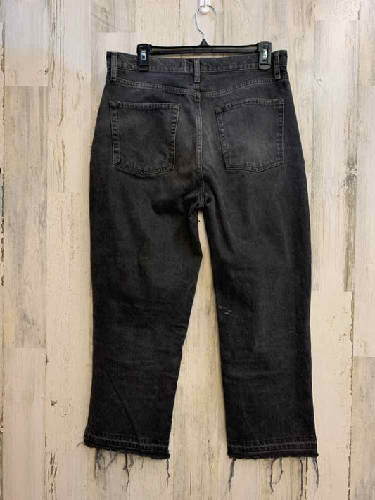 PRE-OWNED Size 31/12 WE THE FREE BOTTOMS Black/WASHED DISTRESSED W/SLITS