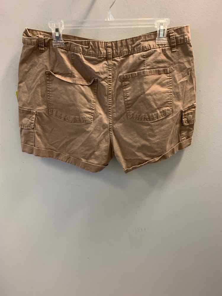 Size 14 TIME & TRU BOTTOMS Brown Shorts