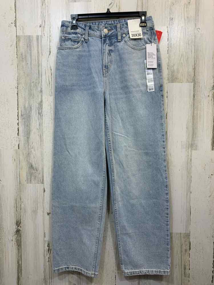 NWT Size 28 ORGINAL USE BOTTOMS Denim DENIM JEANS Jeans/LIGHT WASHED RELAXED STR