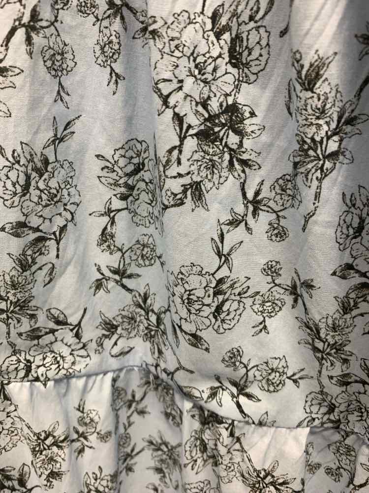 NWT UMGEE Dresses and Skirts Size L BLUE/BLACK Floral TIERED Dress/BLUE/BLACK TI