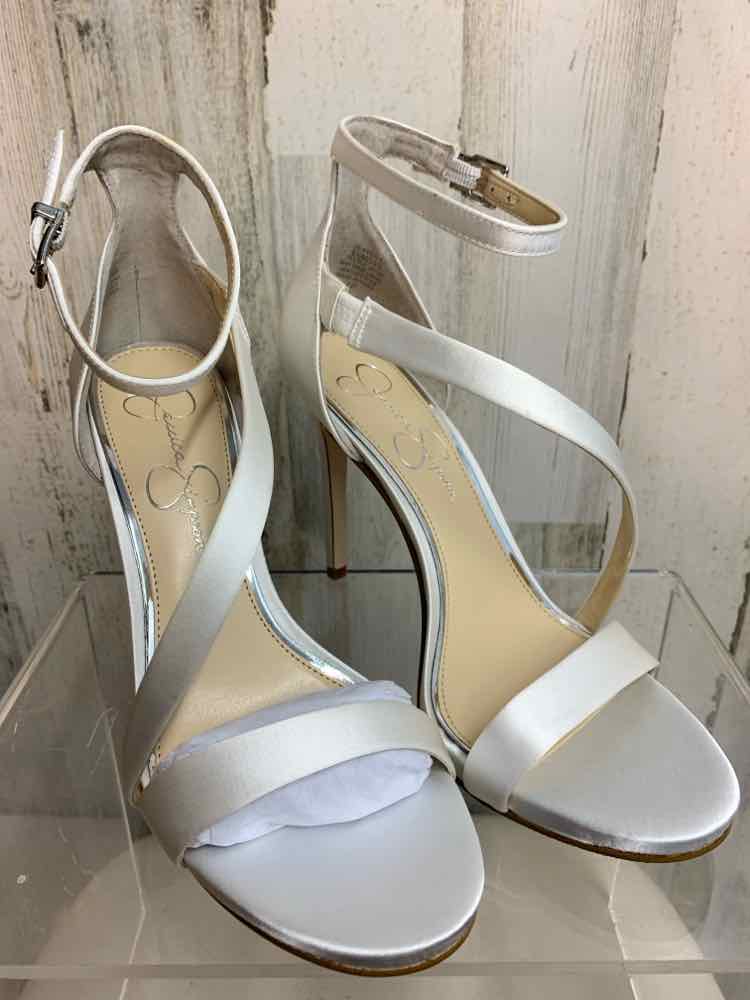 NWT JESSICA SIMPSON SHOES Shoe Size 8.5 White STILETTO Shoes