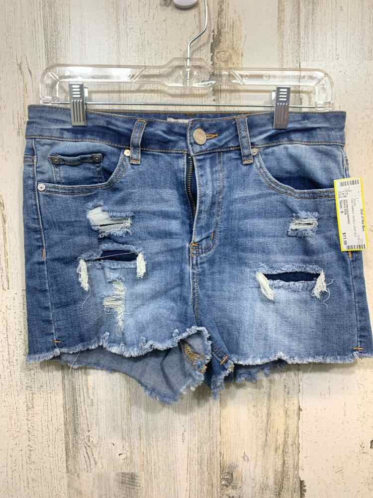 PRE-OWNED Size 9 INDIGO REIN SHOES LIGHT BLUE Shorts/DISTRESSED/RIPPED