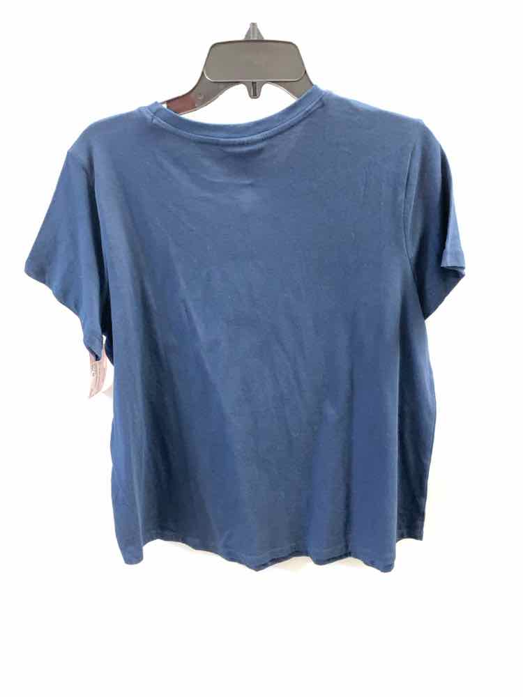 NWT STYLE & CO Tops Size 0X Navy SHORT SLEEVES TOP