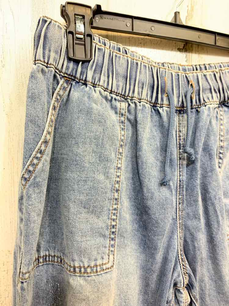 PRE-OWNED Size 12S MAURICES BOTTOMS Blue DISTRESSED JOGGER JEANS