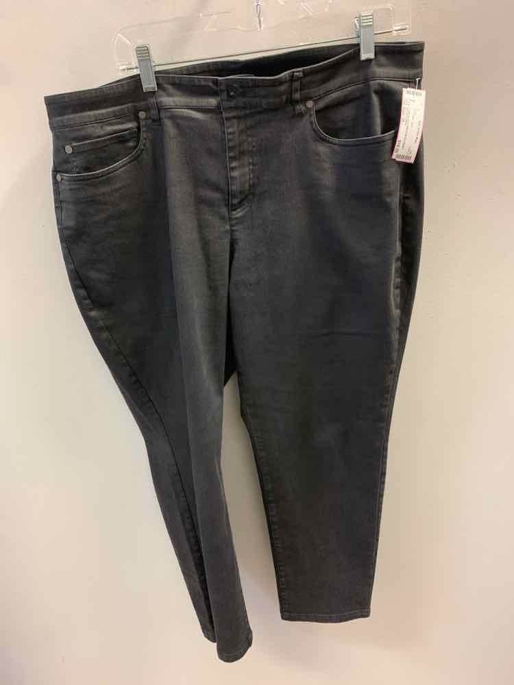 Size 16 EILEEN FISHER BOTTOMS Black Pants