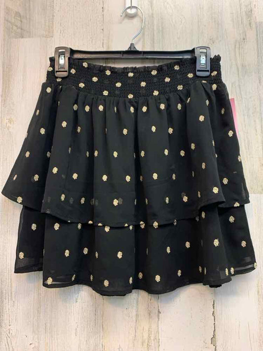 SALTWATER LUXE Dresses and Skirts Size M BLK/GOLD DOTS MINI Skirt