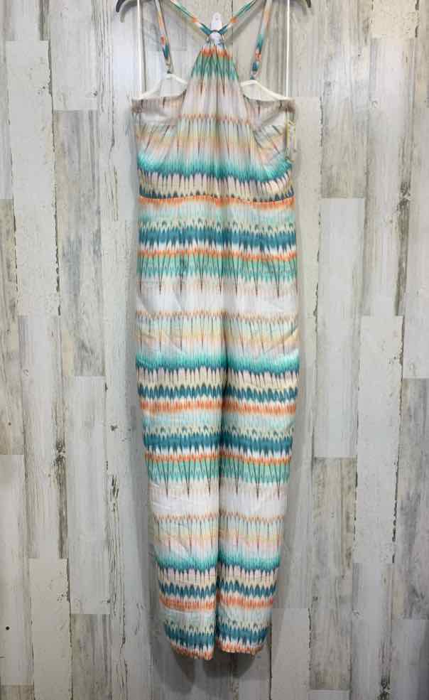 NWT INC Tops Size 12 WHITE/BLUE/ORANGE/TAN TY-DYE JUMPER Dress