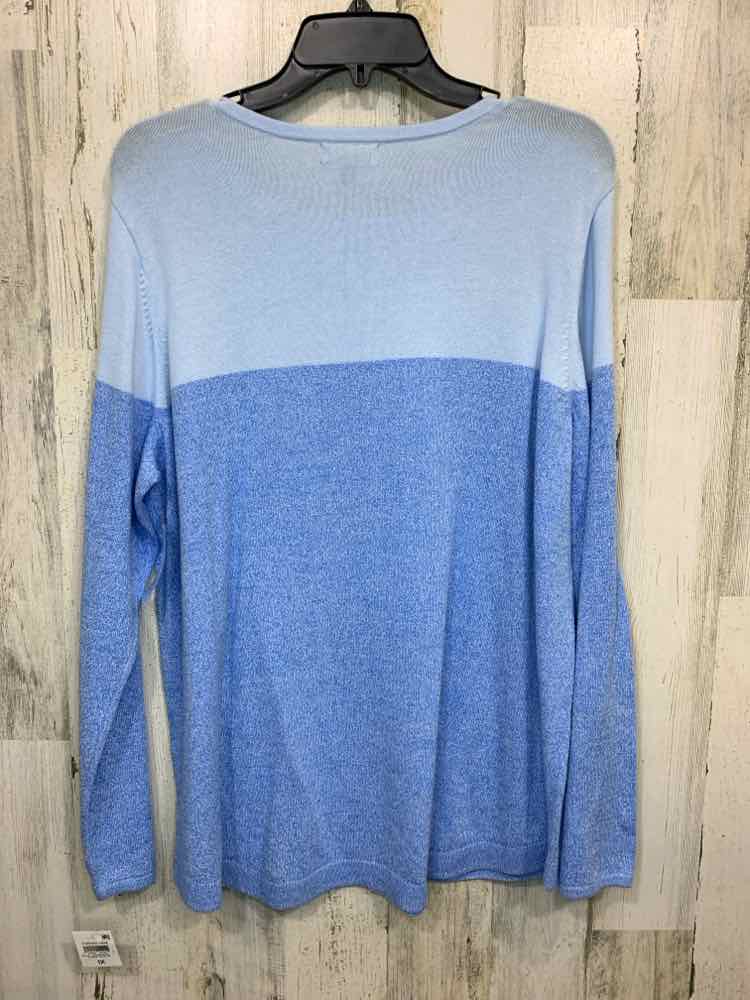 NWT STYLE & CO Size 1X Tops Blue LONGSLEEVE SWEATER