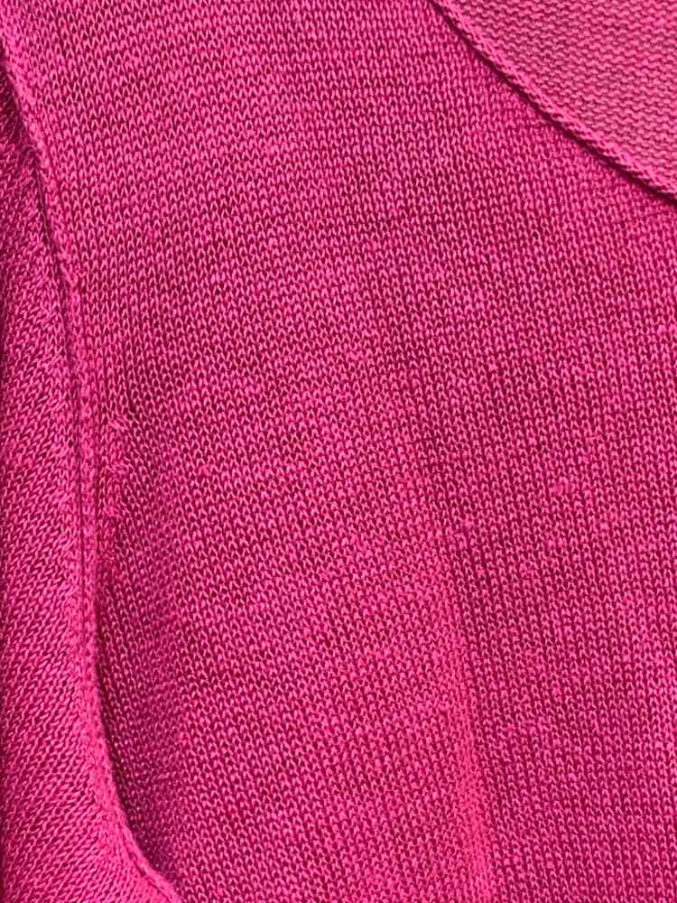 NWOT EILEEN FISHER Size L Tops Fuschia Solid LONGSLEEVE Shirt