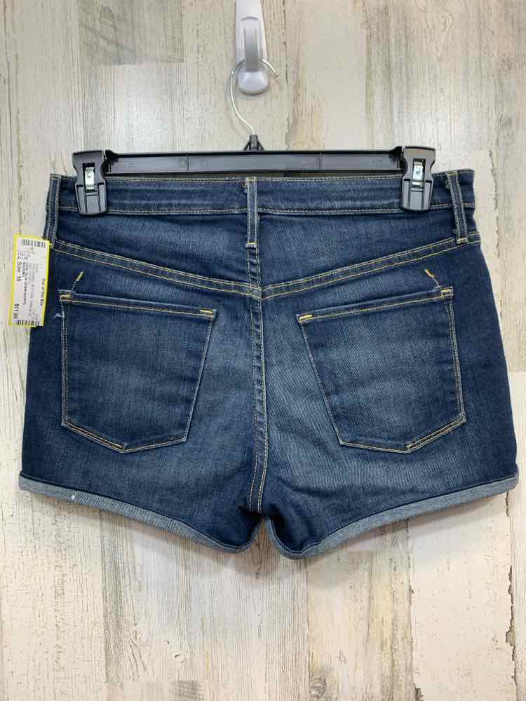 PRE-OWNED Size 10 MASSIMO BOTTOMS DARK BLUE Solid SHORTS Shorts/DARK BLUE DENIM