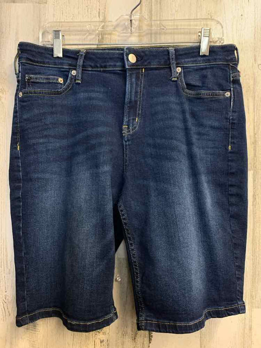 PRE-OWNED Size 12 CALVIN KLEIN BOTTOMS Blue Shorts