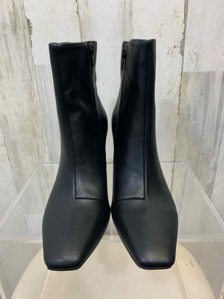 NWT ALFANI SHOES Shoe Size 8.5 Black SQUARE FRONT Boots