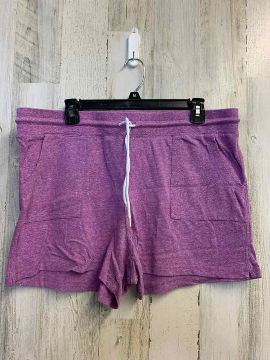PRE-OWNED Size XL ATHLETIC Activewear LIGHT PURPLE Shorts