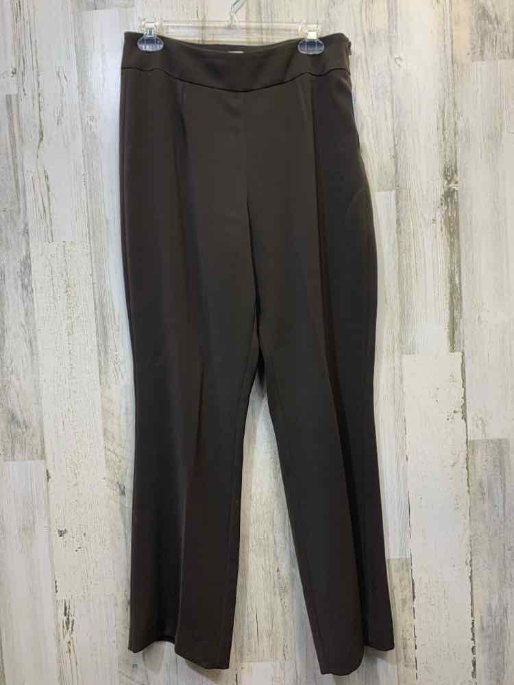 PRE-OWNED Size 1.5 CHICOS BOTTOMS Brown Solid PANTS Pants/BROWN CASUAL BUISNESS