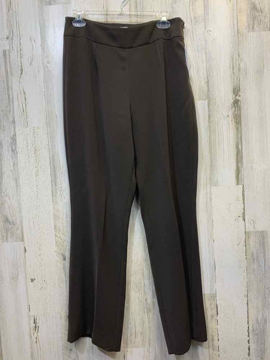 PRE-OWNED Size 1.5 CHICOS BOTTOMS Brown Solid PANTS Pants/BROWN CASUAL BUISNESS