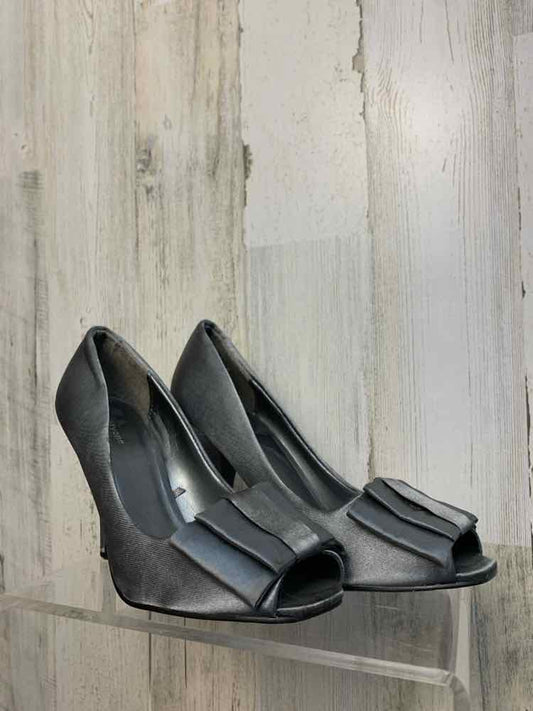 PRE-OWNED TWENTY ONE SHOES 6 Gray Shoes/OPEN TOE PUMP