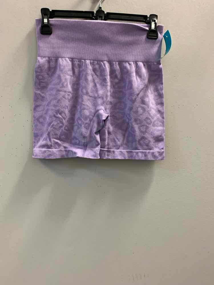 Size M BOTTOMS LAVENDAR Animal Print Shorts