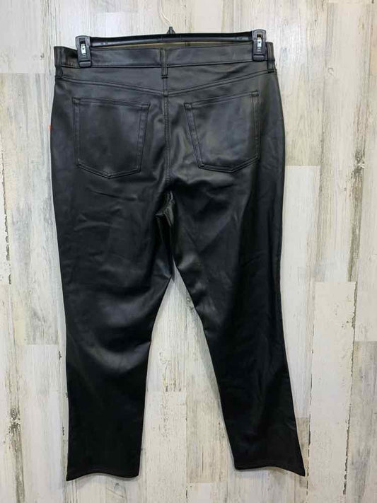 NWT Size 16 UNIVERSAL THREADS BOTTOMS Black PLEATHER/DENIM Pants