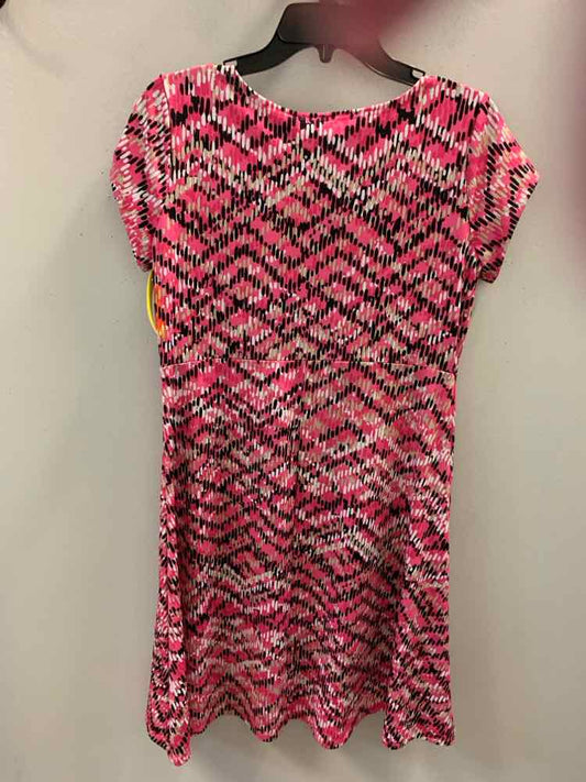 PRE-OWNED KIM ROGERS Dresses and Skirts Size PM BLK/WHT/PNK/BGE DOTS Dress
