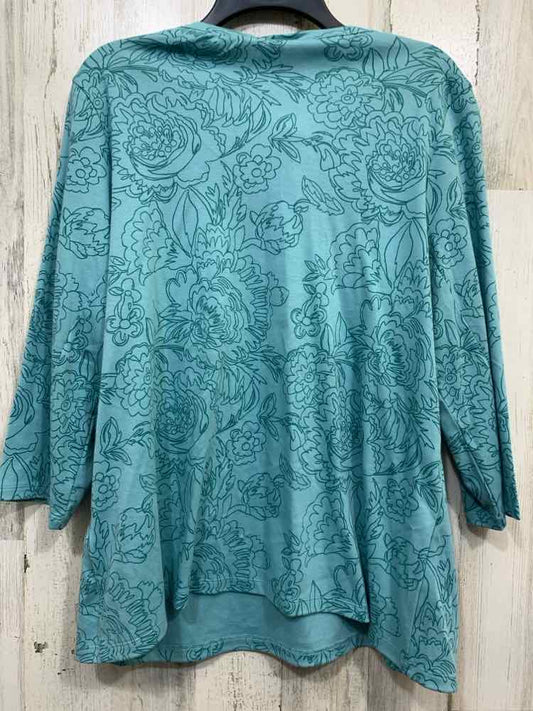 NWT STYLE & CO/3/4 SLEEVE DRAPED COWL NECK